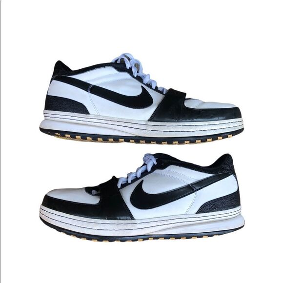 Vintage 2009 Nike LeBron 6 Low ‘Panda’ White Size 13 - Picture 5 of 16